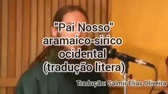 Pai Nosso Em Aramaico Harpa Dei