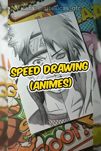 Speed drawing anime Brasil