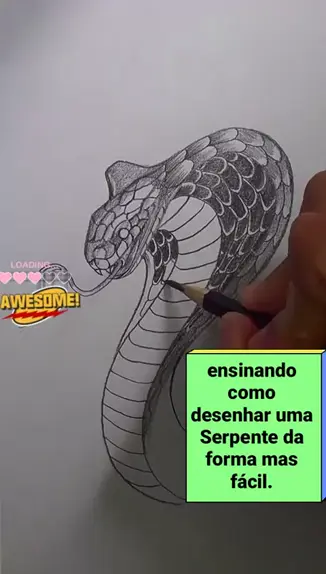 COMO DESENHAR UMA COBRA 