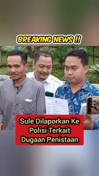 Breaking News Sule Dilaporkan Ke Polisi Terkait Dugaan Penistaan