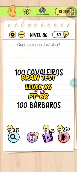 nivel 89 de brain test