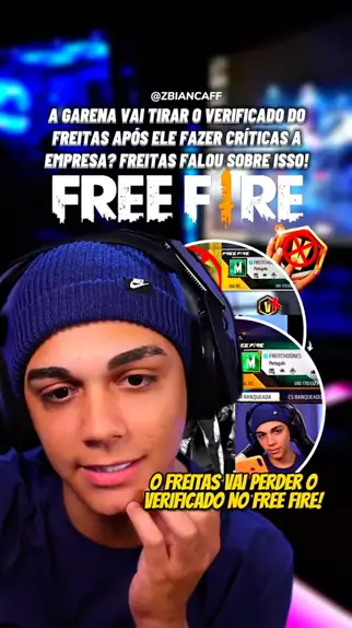 Nobru perdeu o verificado no Free Fire; Entenda o motivo