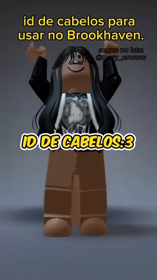 id de cabelo no brookhaven #roblox #brookhaven 