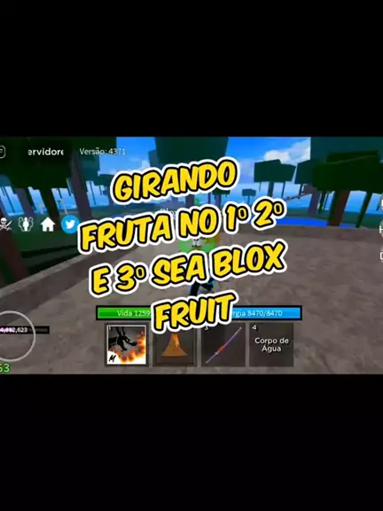 GIRANDO FRUTAS NOS 3 MUNDOS PARA VER QUAL O MELHOR? - BLOX FRUITS - 