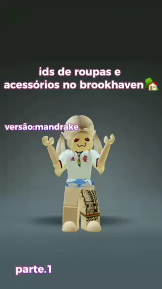 ids de roupas do brookhaven