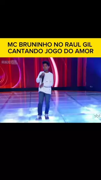 mc bruninho jogo do amor programa raul gil