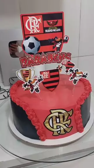 bolo do flamengo pra homem de 60 anos