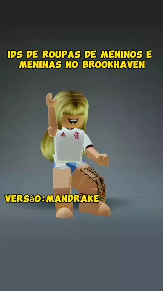 conjunto mandrake no roblox de menina