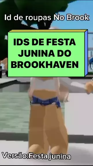 id da calça com chinelo no brookhaven