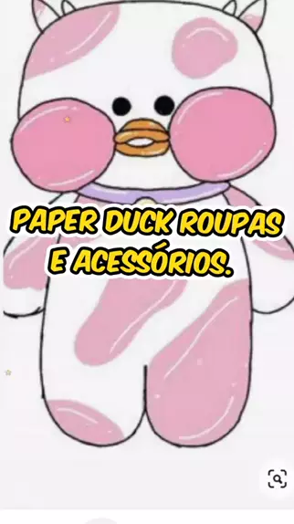 coisas para paper duck acessórios