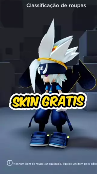 skin gratis gelado no roblox