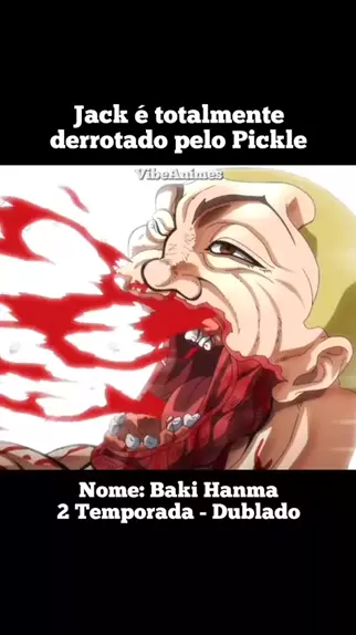 jack hanma vs baki dublado