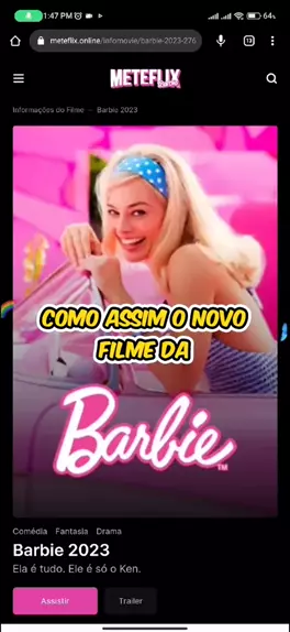 Filme discount barbie online