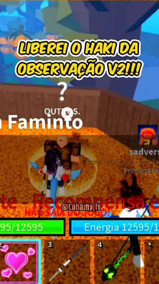 COMO FAZER O HAKI DA OBSERVAÇÃO V3 NO A ONE PIECE GAME