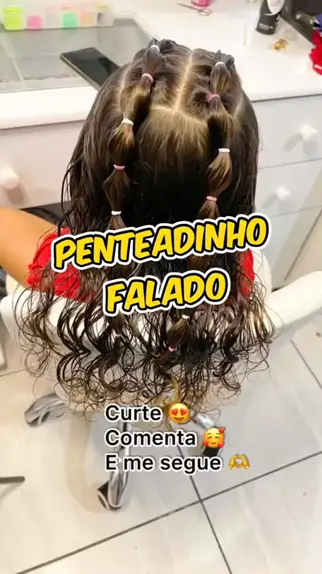 Penteado Infantil rápido com amarradinhos para cabelos curtos e