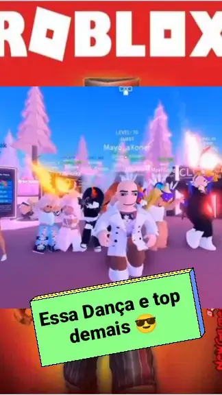 ROBLOX INDICANDO JOGOS DE DANÇAS DO TIK TOK!! 