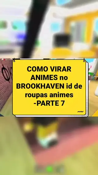 COMO VIRAR ANIMES no BROOKHAVEN *id de roupas animes* 