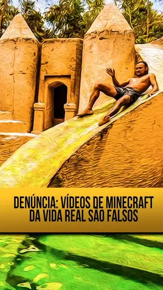 recriei vídeos da vida real no Minecraft #shorts #jogos