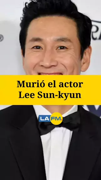 El actor surcoreano Lee Sun kyun protagonista de la película ganadora