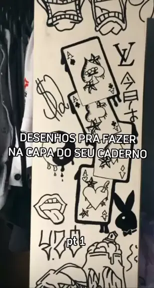 Desenho mandrake fazer na capa do caderno