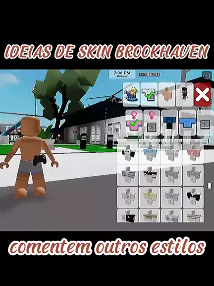 ESTILOS DE ROUPAS *ids e códigos no BROOKHAVEN RP* (Roblox) 