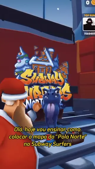 COMO JOGAR NO MAPA DE NATAL NO SUBWAY SURFERS 