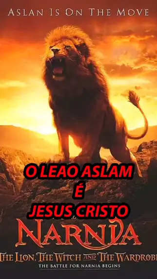 ASLAN É JESUS CRISTO! AS CRÔNICAS DE NÁRNIA #quesitonerd #narnia #aslan  #jesus 