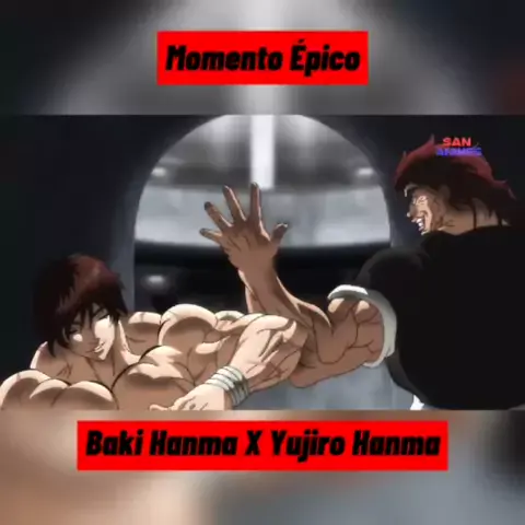 BAKI HANMA VS YUJIRO HANMA luta completa [BAKI HANMA 2 temporada PT-BR  🇧🇷] 