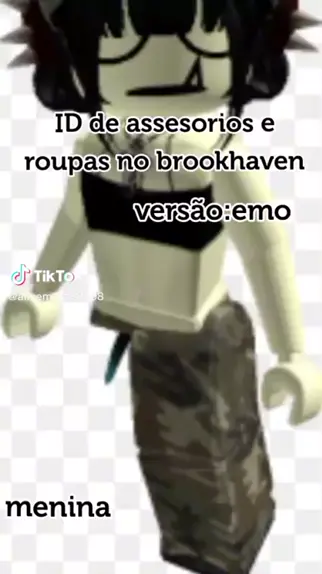 Ideias Skin Emo/Dar No Brookhaven 🖤