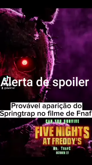 Análise do filme de FNAF com spoilers