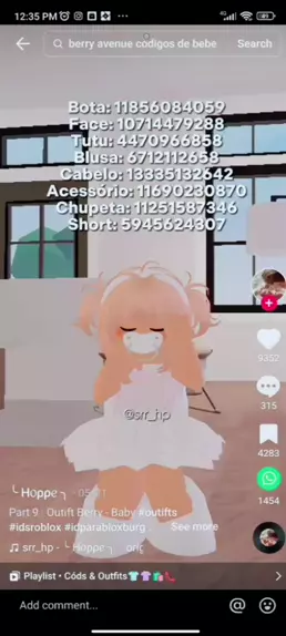 id de roupas bloxburg bebe｜Pesquisa do TikTok