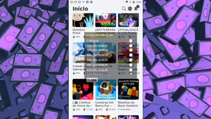 ROBLOX MOD MENU + ROBUX INFINITO