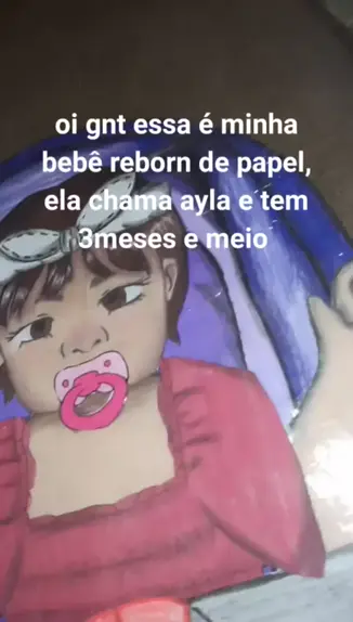 bebe reborn de papel ayla