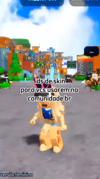 Convite roblox feminino