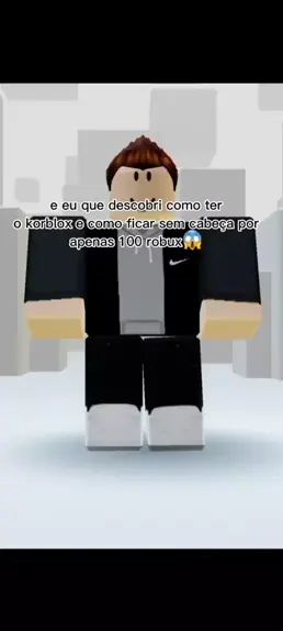 Como conseguir ficar sem cabeça no roblox de graça!