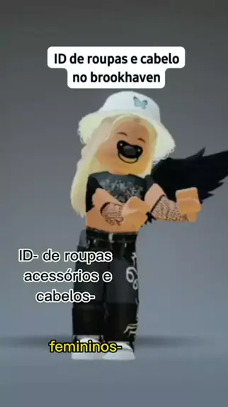 id de roupas e cabelos para usar parte 2 roblox