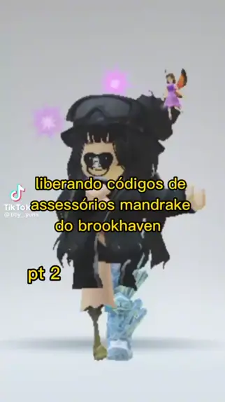 Códigos de acessórios no brookhaven meninas e meninos - Parte 3 - Ids