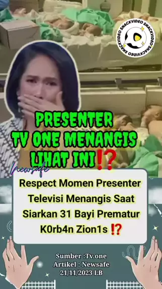 Presenter Tv One Menangis Liat Ini Lb News Snacknews Newsafe