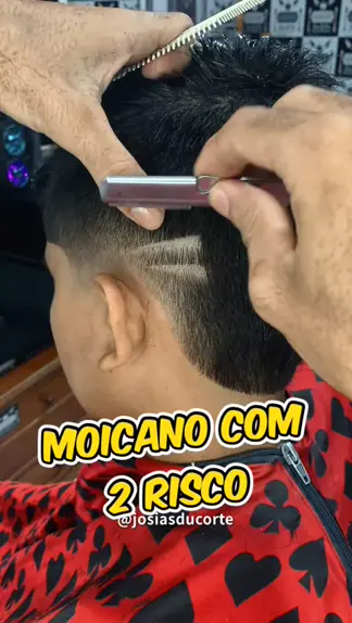 Moicano disfarçado #moicano #barbershop #CorteDeCabelo