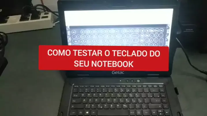 Como testar o teclado do seu notebook.