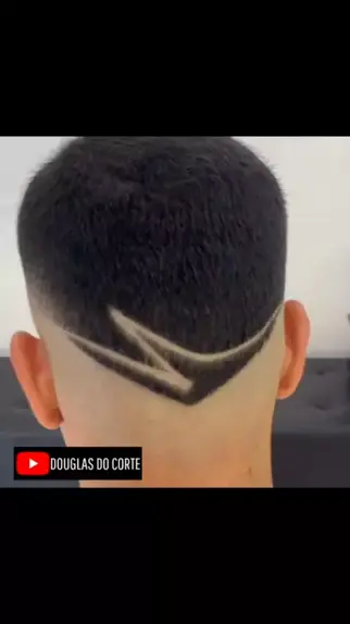 tutorial corte DEGRADÊ EM V marcado😱 