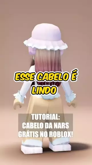 o novo cabelo grátis do Roblox 