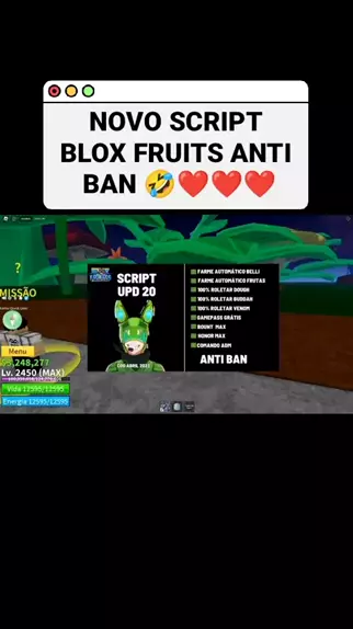 Melhor script pra blox fruit!! #roblox #bloxfruits #script