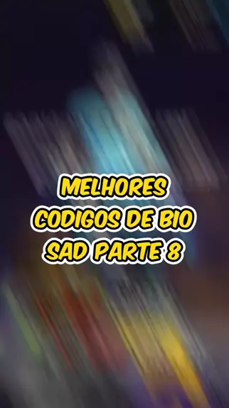 bio para free fire versão sad#freefire #bio #codigos #sad